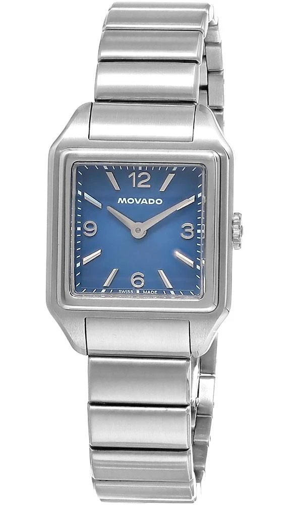 Movado watches MOVADO Heritage 1917 Quartz SS 25MM x 34MM Blue Dial Women's Watch 3650248 