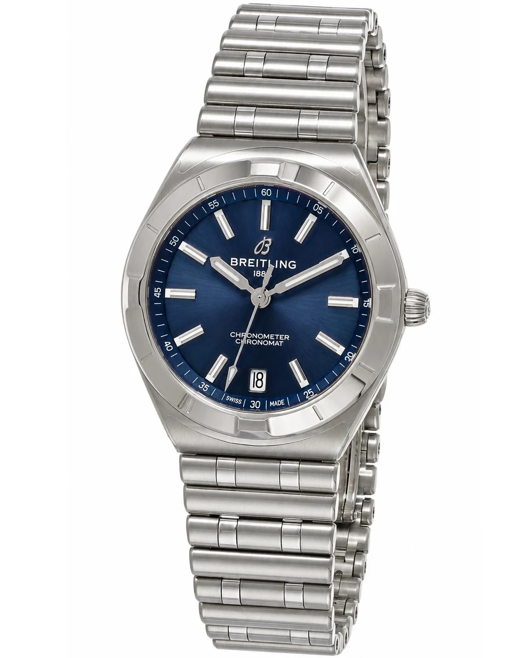 Breitling watches BREITLING Chronomat Automatic 36MM Blue Dial SS Women's Watch A10320101C1A1