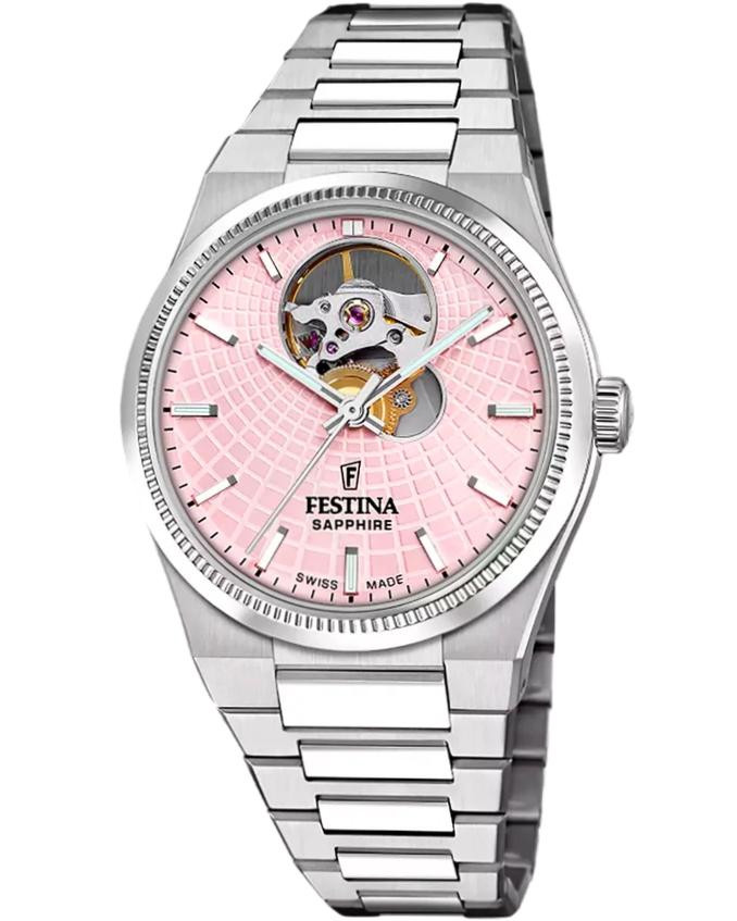 MOVADO Amorosa 24MM SS Mother of Pearl Dial Women's Watch 0607357