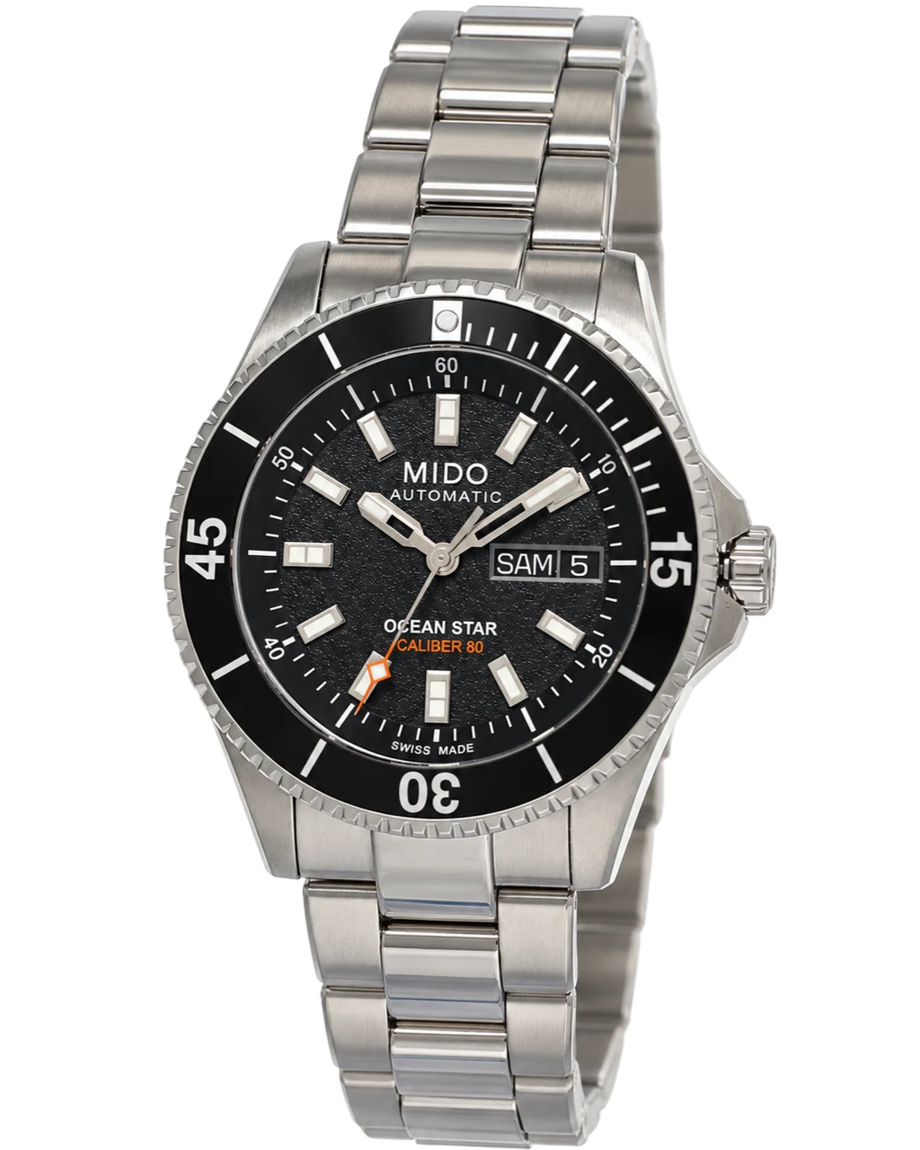 MIDO Ocean Star 200 Automatic 41MM Black Dial SS Men's Watch M026.930.11.051.00 / M0269301105100
