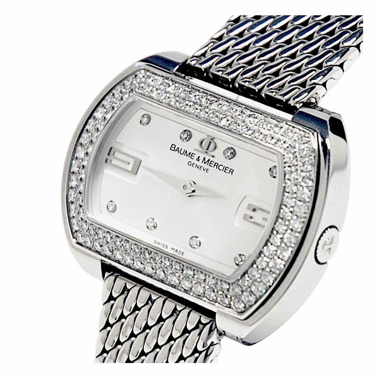 BAUME & MERCIER Hampton City Diamond S-Steel Women's Watch MOA08346