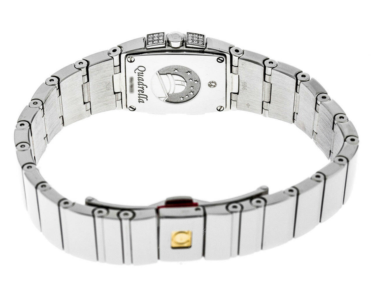 OMEGA Constellation Quadrella Tonneau Diamonds Women's Watch 1585.79.00