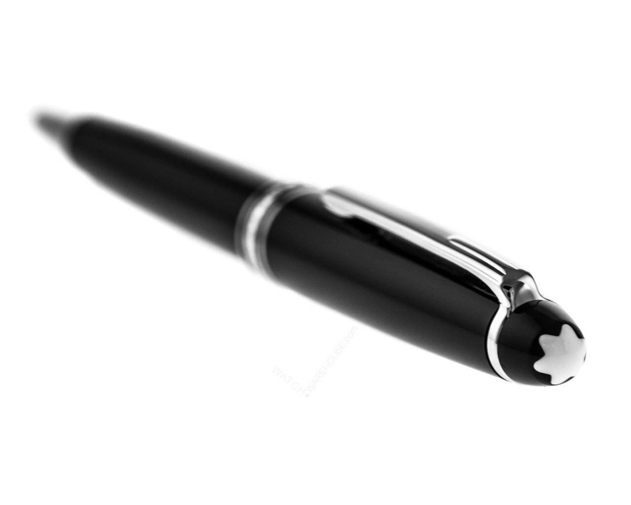 MONTBLANC Meisterstück Classique Resin and Platinum-Plated Ballpoint Pen  for Men