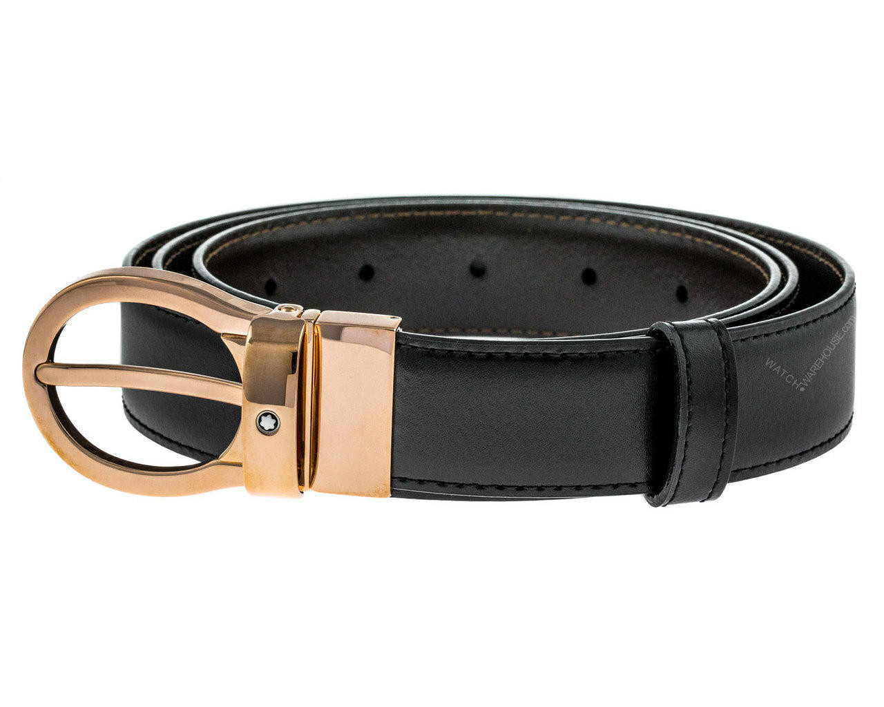 MONTBLANC Classic Line Black/Brown Reversible Leather Men's Belt