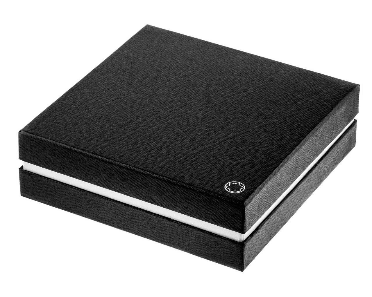 MONTBLANC Palladium Coated Pin BKL Reversible B/B Leather Belt