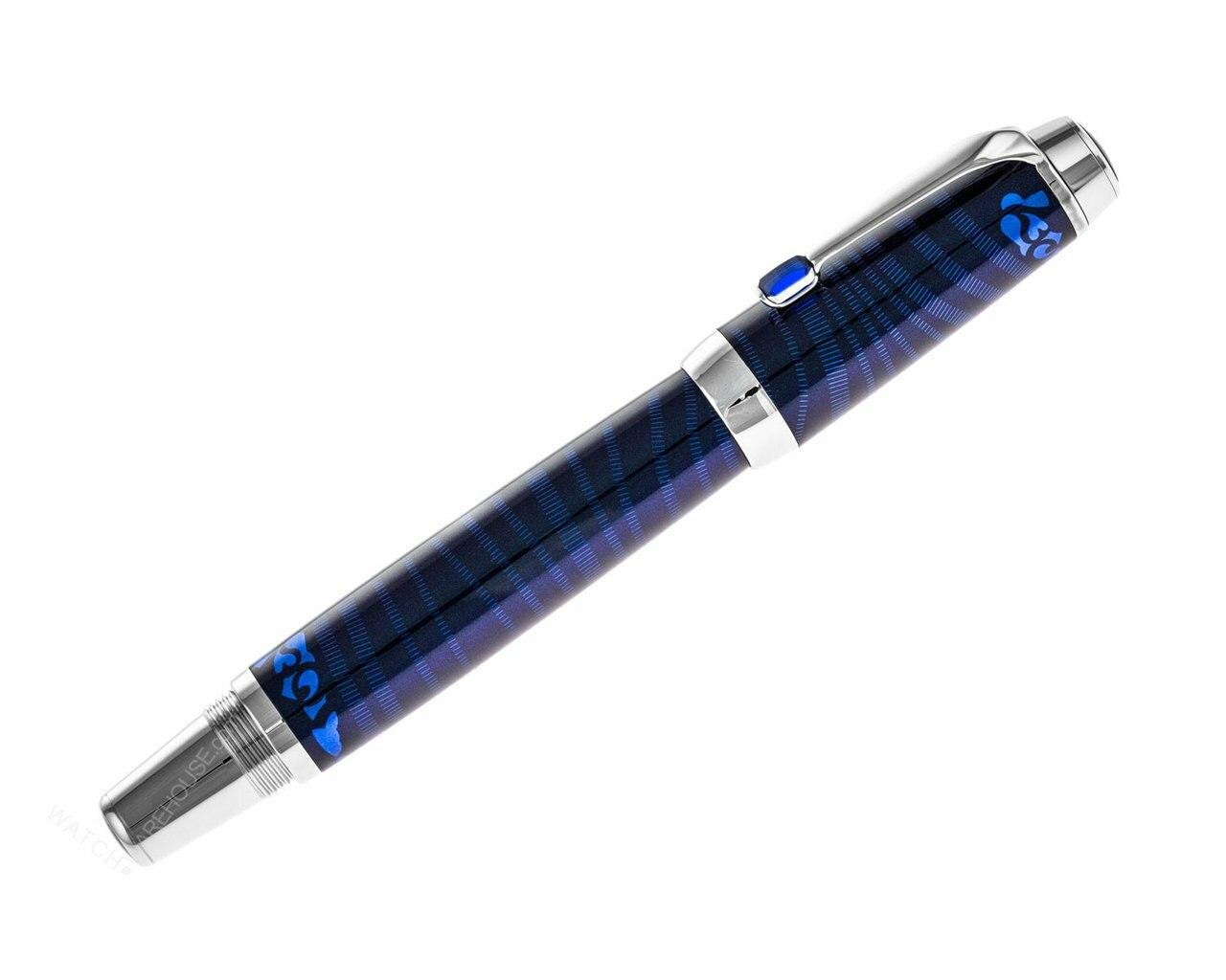 MONTBLANC Boheme Paso Doble Bleu Sapphire Stone Rollerball Pen 104920