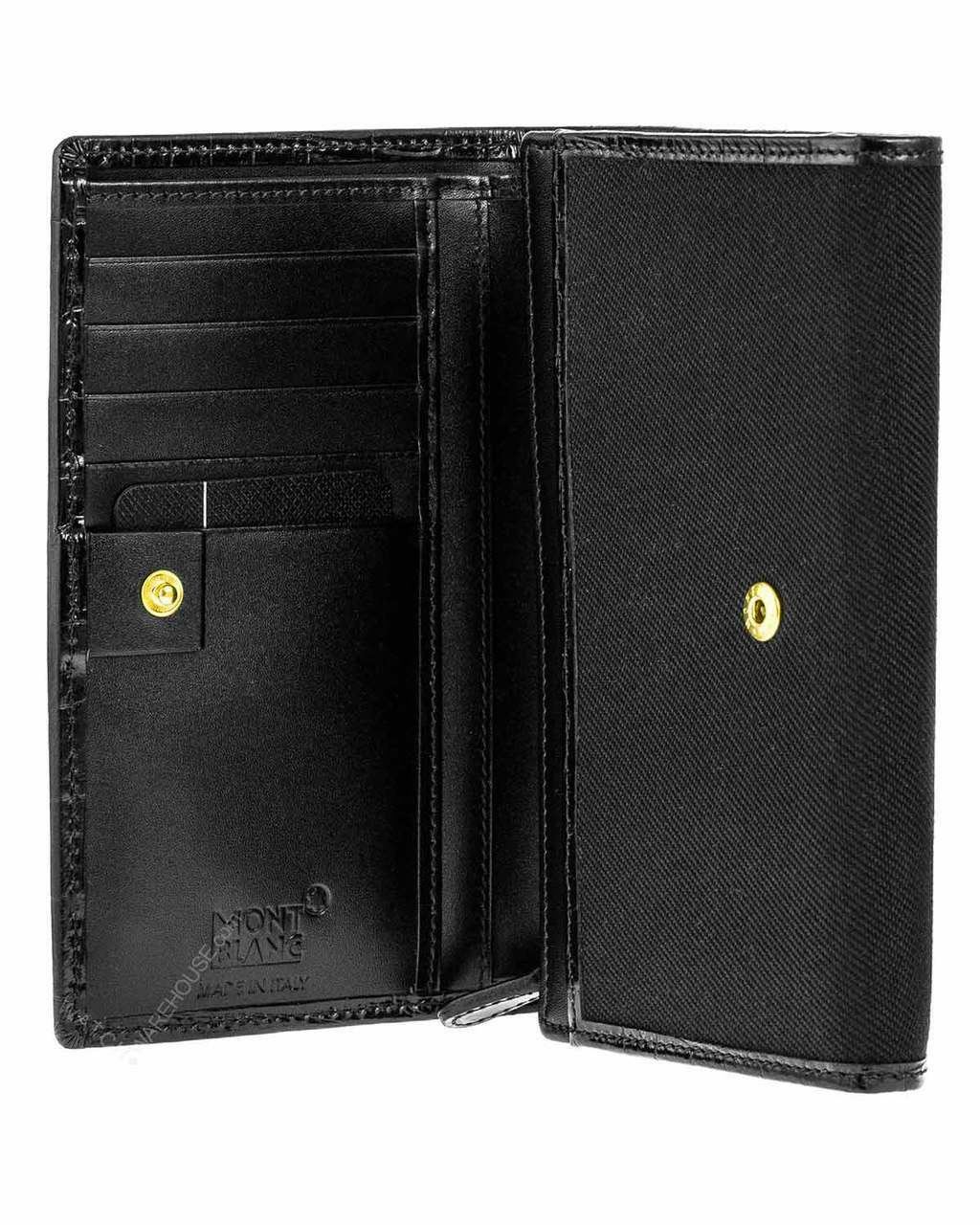 MONTBLANC Starisma Pamina Italian Woven Fabric Leather Wallet