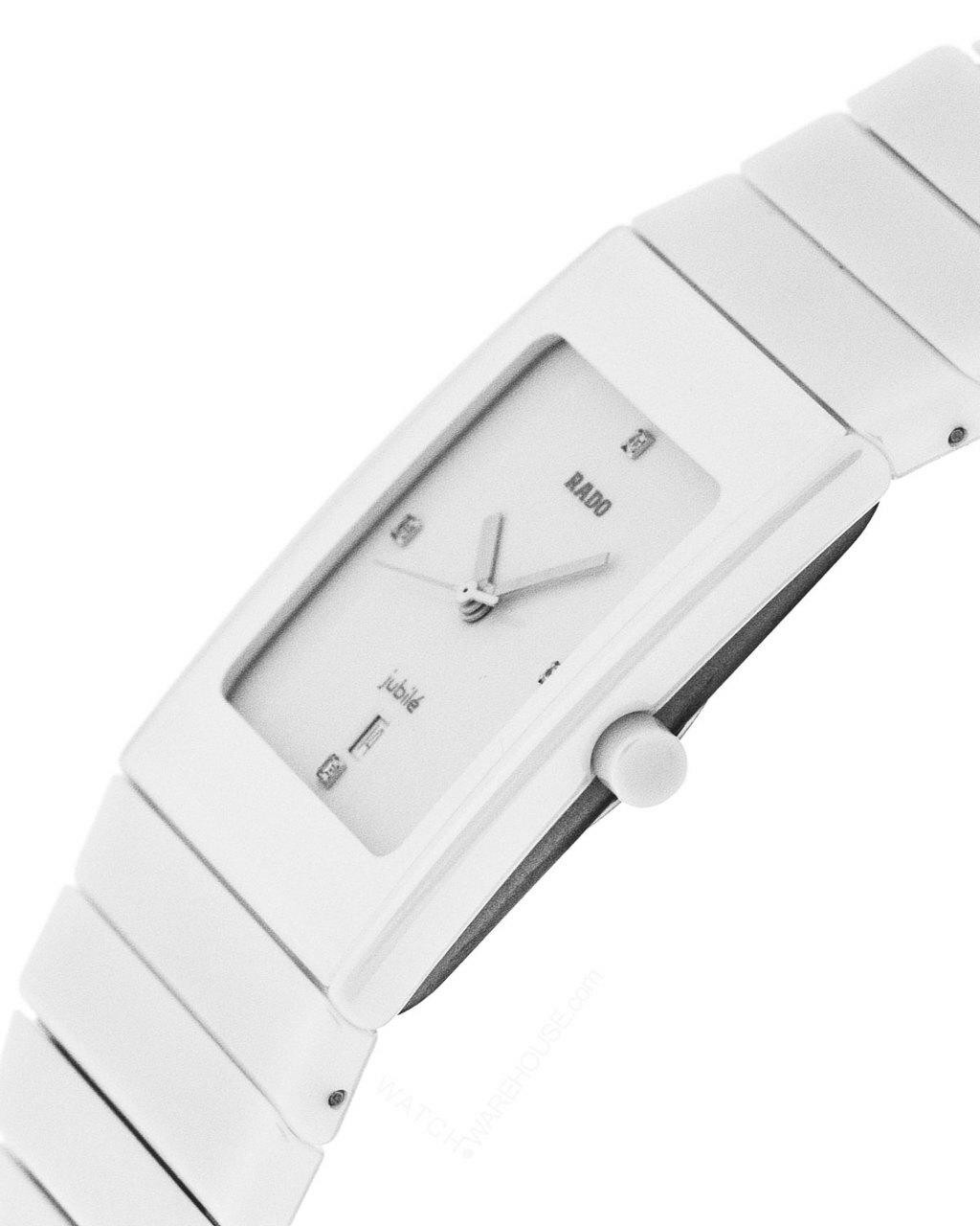 RADO Jubile Quartz White Ceramic Men's Watch R21711702 / R21