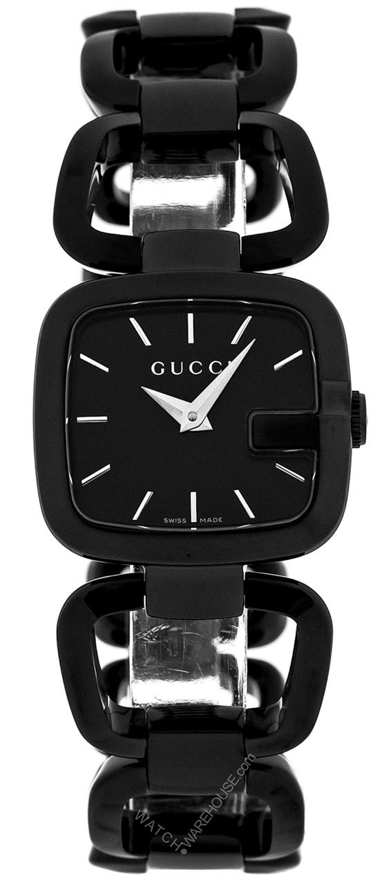 GUCCI G-Gucci 25MM Petite SS Black PVD Bracelet Women's Watch