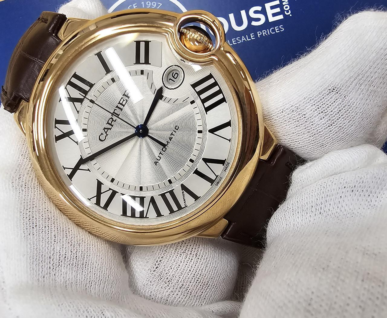 Leather Cartier Ballon Bleu Men's Watch Price Cartier Ballon