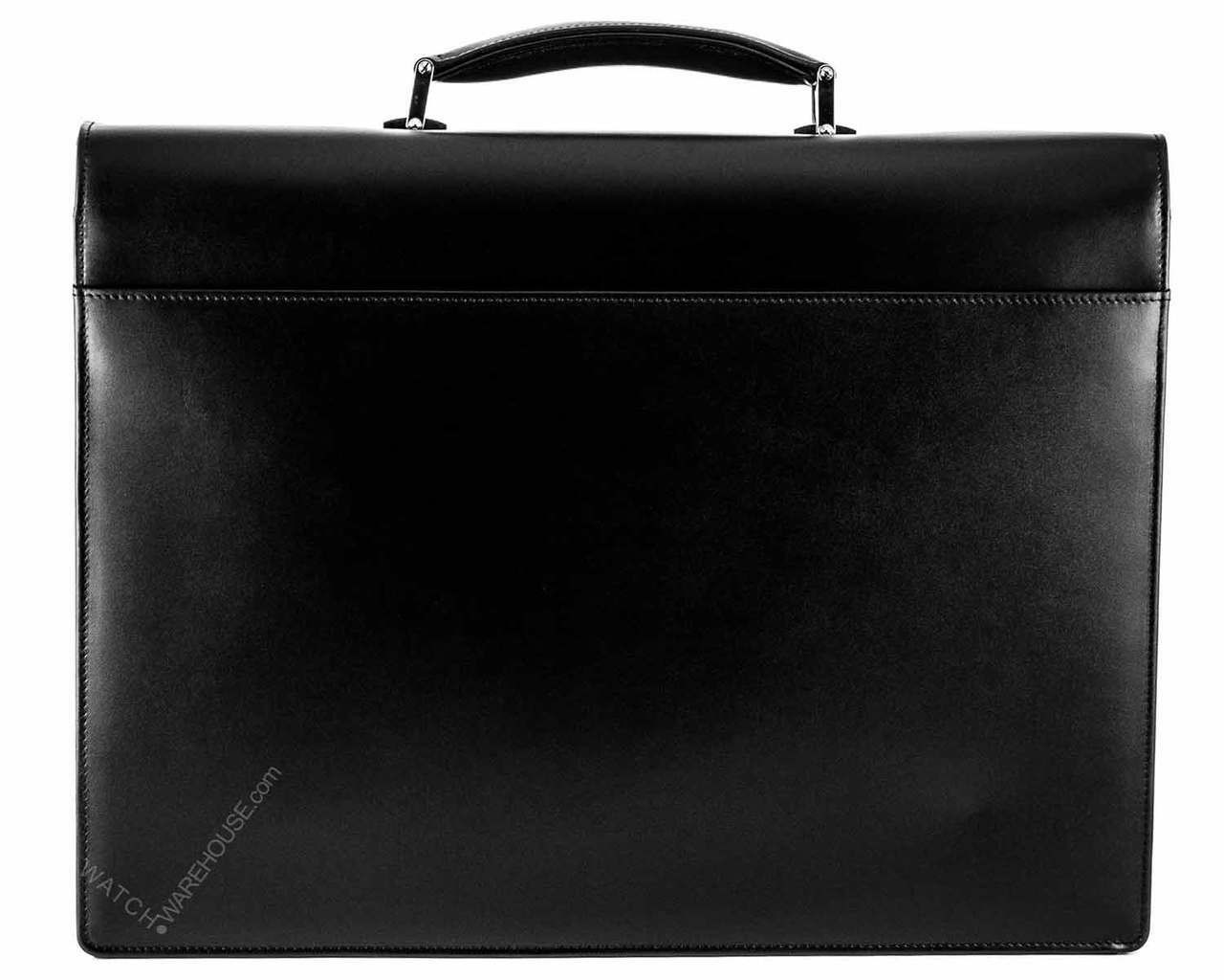 MONTBLANC Meisterstuck Triple Gusset Briefcase w/Laptop Holder