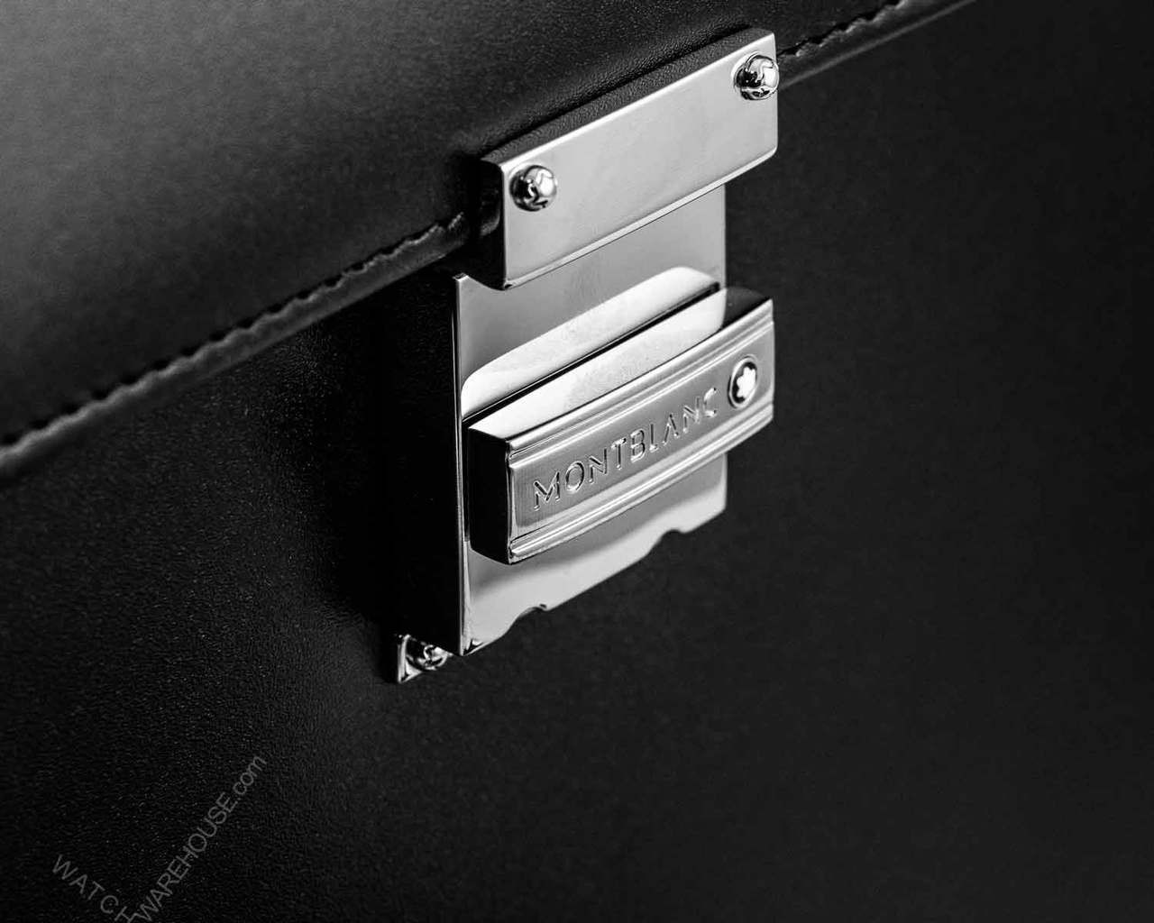 MONTBLANC Meisterstuck Triple Gusset Briefcase w/Laptop Holder