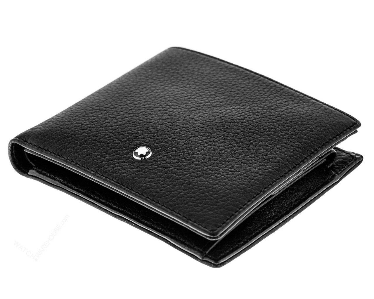 MONT BLANC オーガナイザー ブラック レザー MONTBLANC Meisterstuck 4cc Black Cowhide Italian Leather Wallet