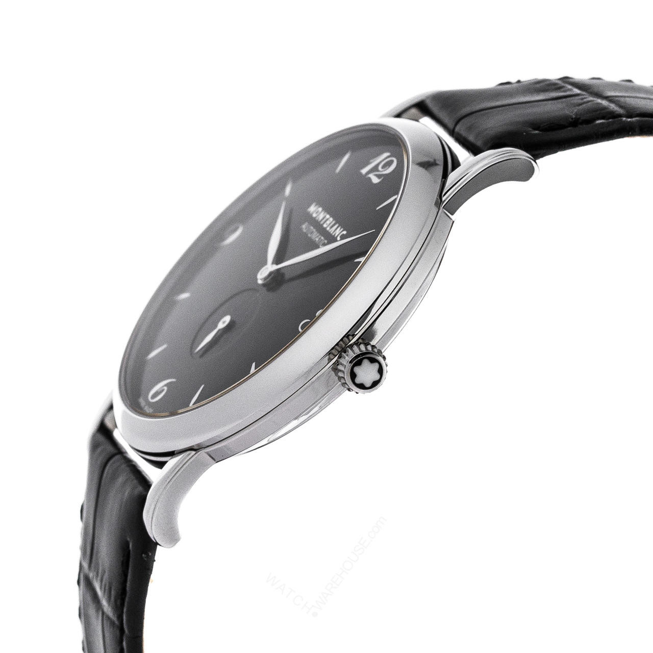 MONTBLANC Star Classique Acier 39MM Automatic BLK Leather Watch