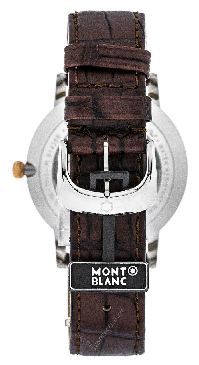 MONTBLANC Star Classique 39MM Automatic Brown Leather Men's Watch