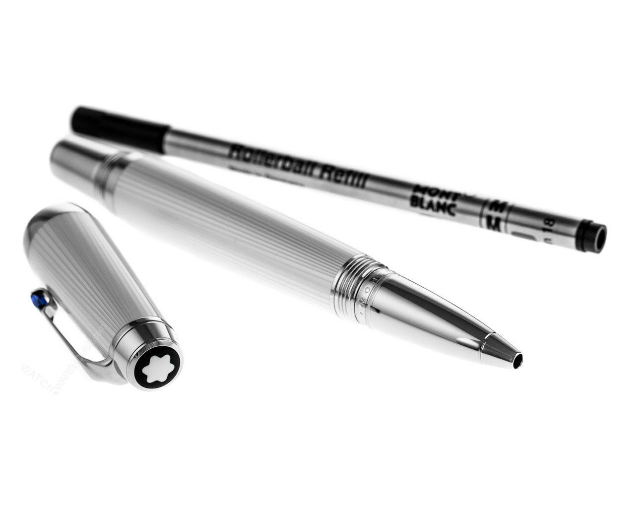 MONTBLANC Boheme White Blanche Sapphire Gemstone Rollerball Pen