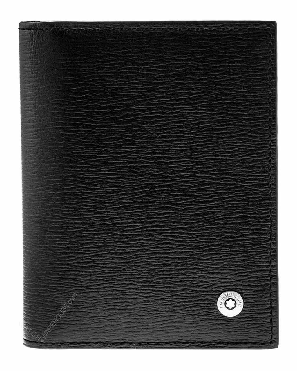 MONTBLANC 4810 Westside 12cc Black Cowhide Leather Wallet 38061