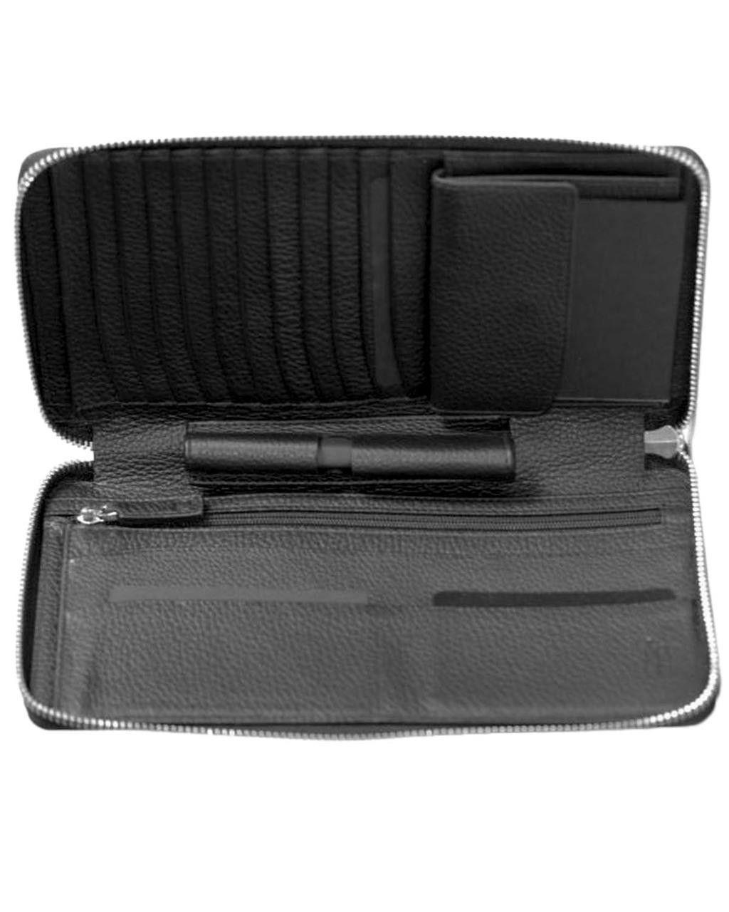 MONTBLANC Meisterstuck 13cc with Zip Soft Grain Travel Wallet 111123