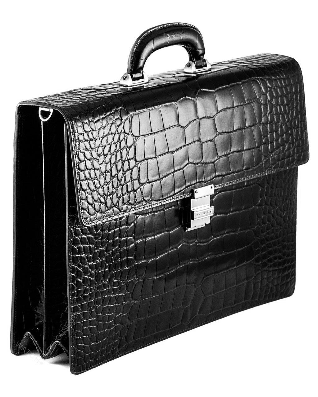 MONTBLANC Meisterstuck Double Gusset Italian Leather Briefcase