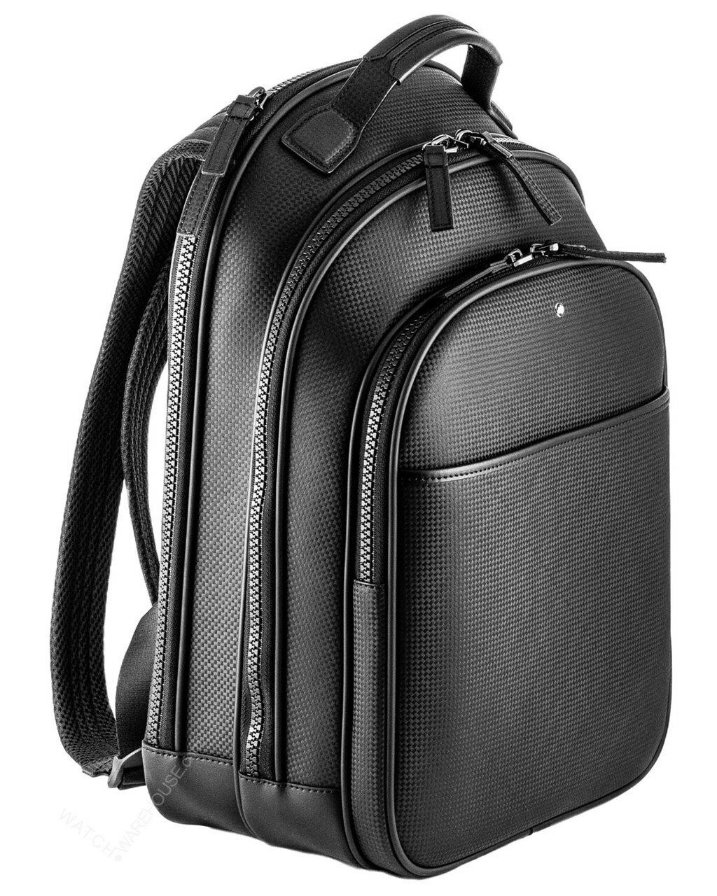 MONTBLANC Extreme Small Black Leather & Fabric Lining
