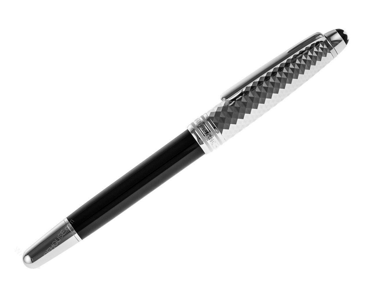 MONTBLANC Meisterstuck Doue Geometric Platinum M23817 Rollerball