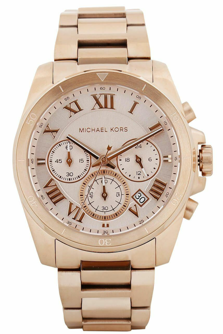 MICHAEL KORS Brecken 40MM Chronograph Rose Gold Women display picture 1