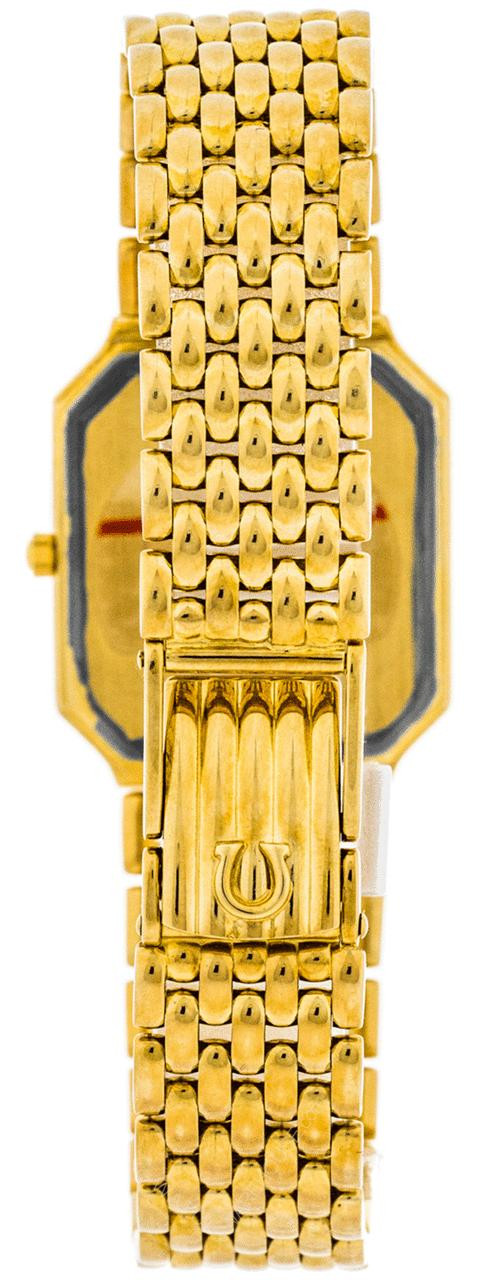 OMEGA DeVille 25MM 18K Yellow Gold Quartz Men's Watch 7740.10.00