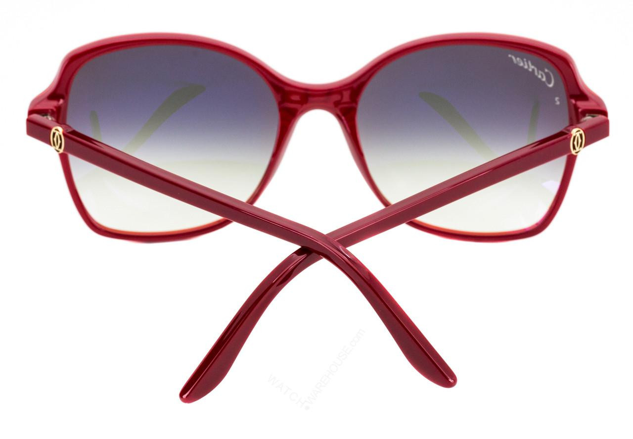 CARTIER Double C-Decor 56-18-140 MM Burgundy Composite