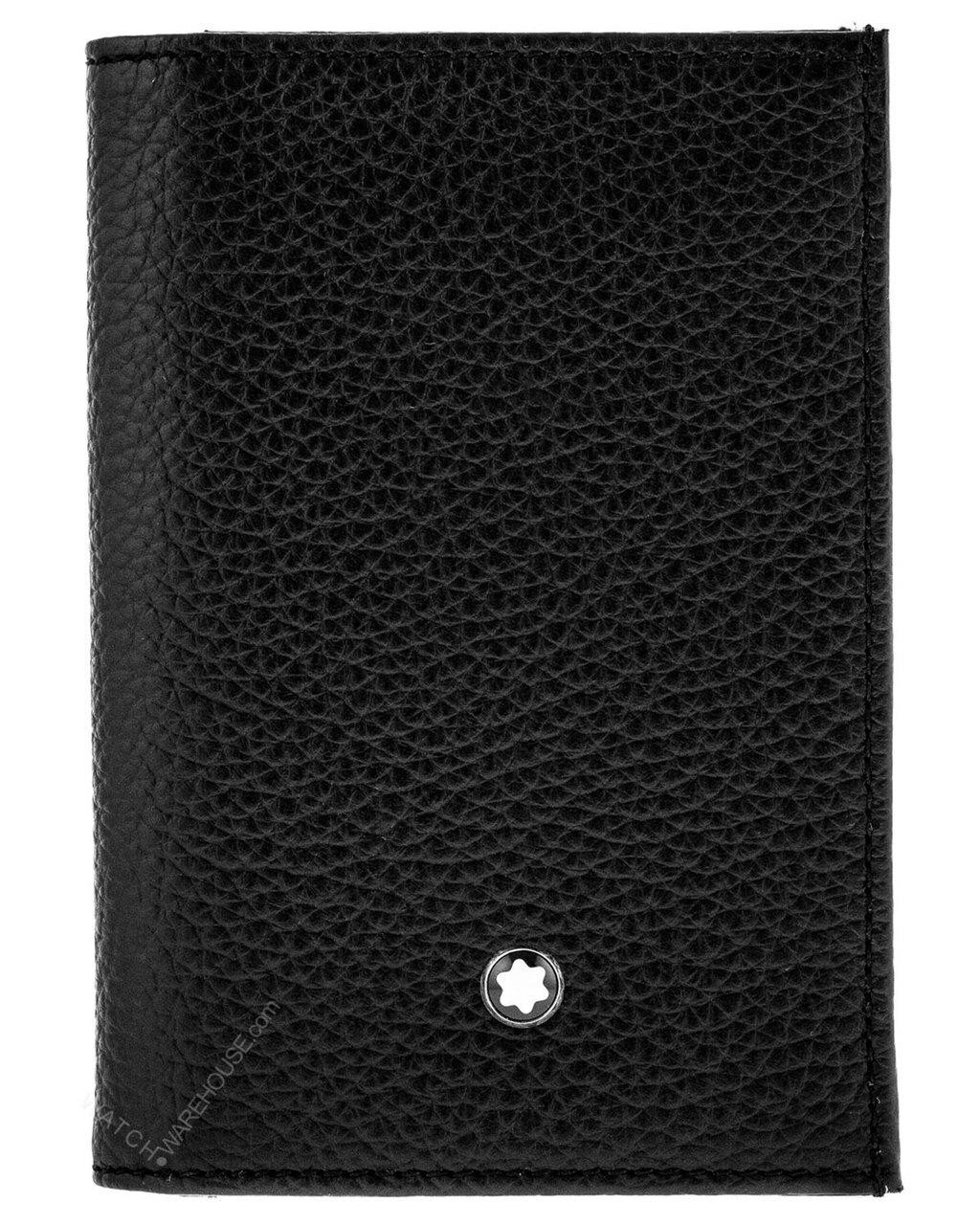 MONTBLANC Meisterstuck Soft Grain Black LTHR Business-C Holder