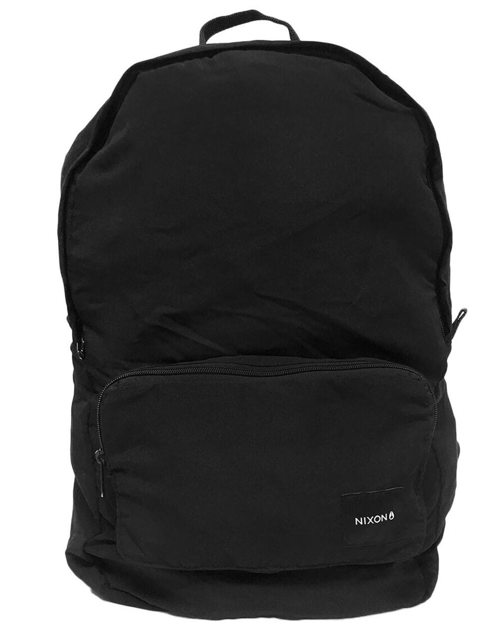 NIXON Everyday Zipper Closure Black Packable Backpack Bag C2428-001-00, Fast & Free US Shipping