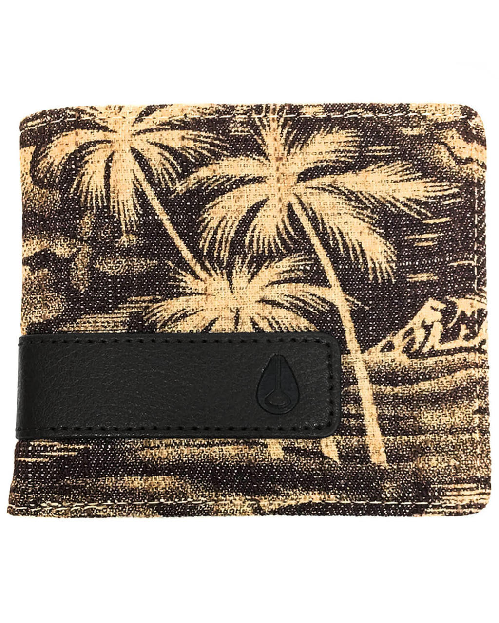 Paradise / Black Nixon Showdown Bi-Fold Zip Wallet