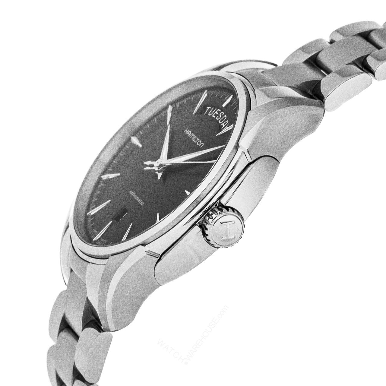 HAMILTON Jazzmaster Day Date Black Dial SS Automatic Watch 