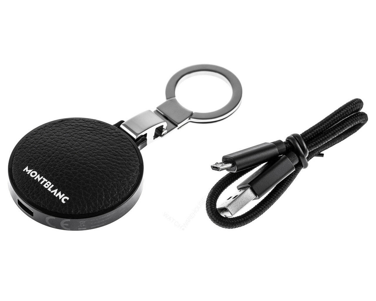 MONTBLANC Meisterstuck Soft Grain E-tag Key Fob Key Chain 114197