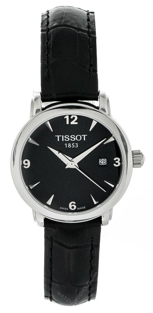 TISSOT Everytime Quartz BLK Dial Leather Women's Watch