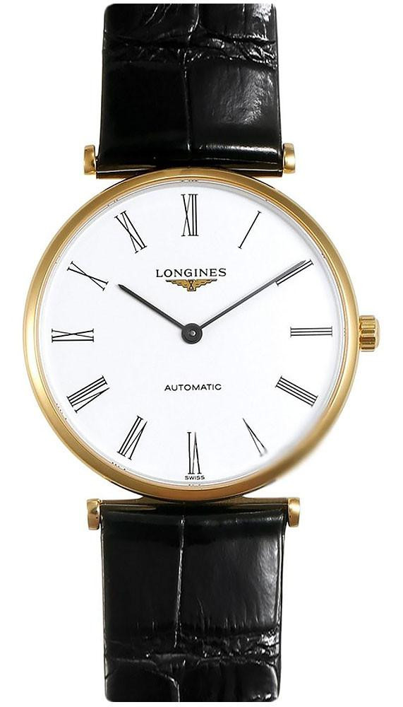 LONGINES La Grande Classique Automatic 36MM Leather Mens Watch L4