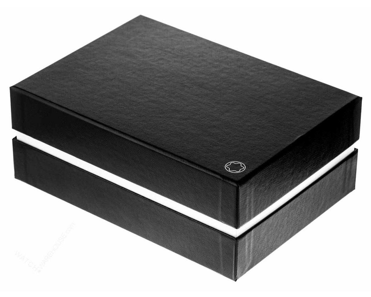 MONT BLANC オーガナイザー ブラック レザー MONTBLANC（モンブラン） 手帳カバー マイスターシュテュック ジップ式