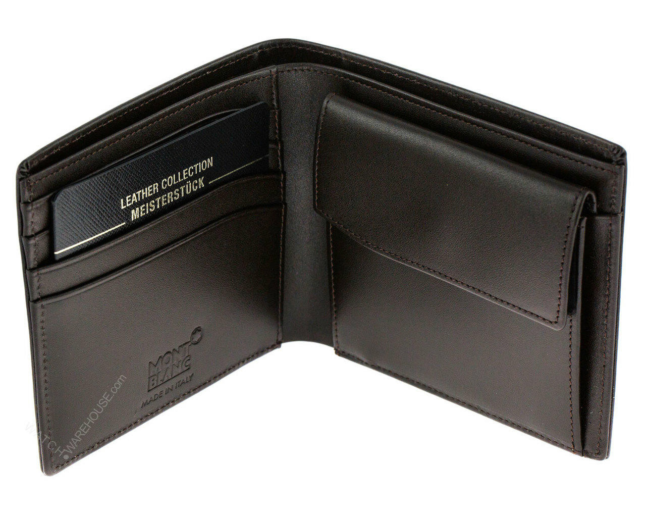 稀少 Montblanc(モンブラン)Meisterstuck Wallet with Coin Case Meisterstück wallet 4cc coin case - Luxury Credit card