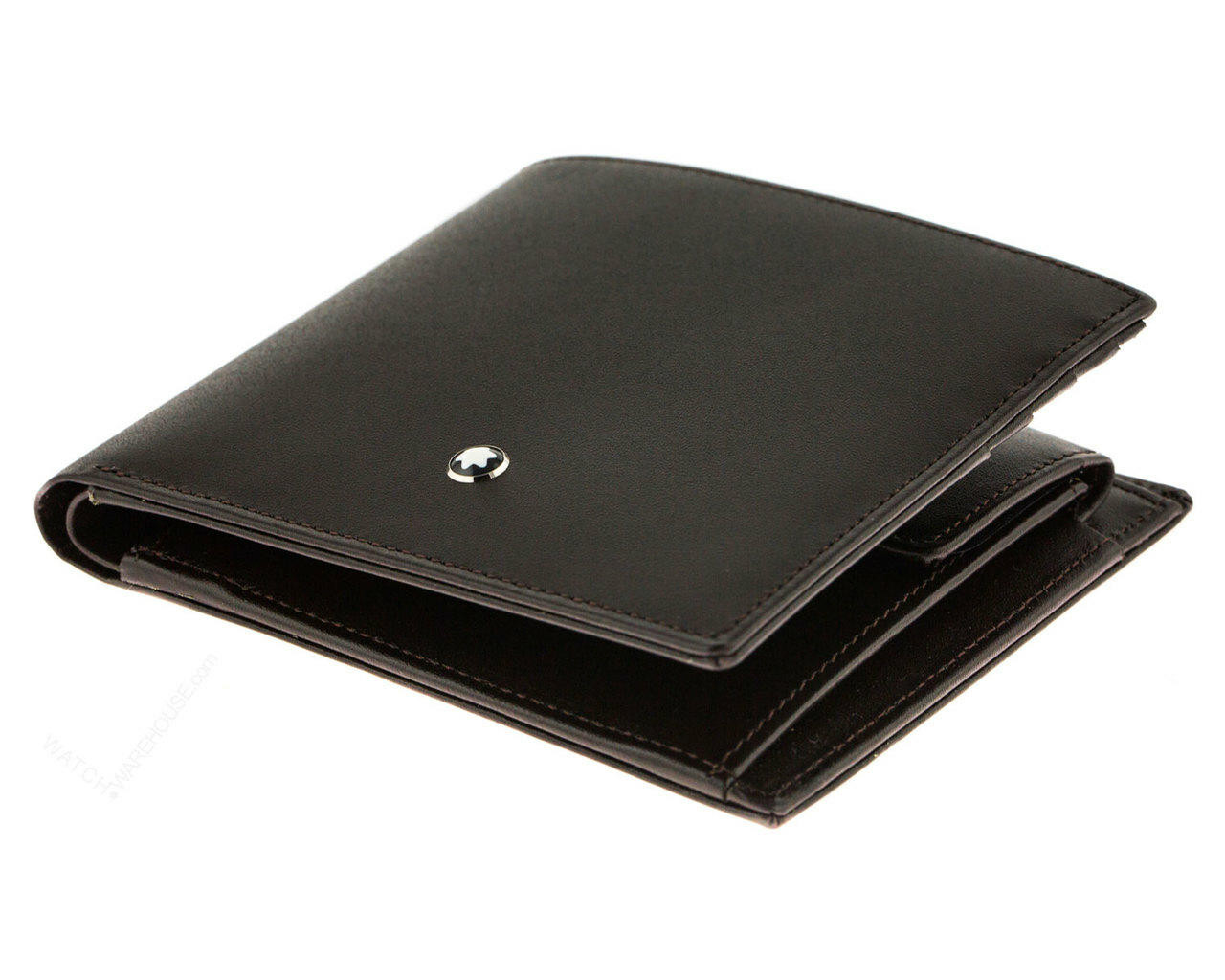 MONTBLANC MeisterstÃ¼ck 4cc Flap Coin Case Brown Leather