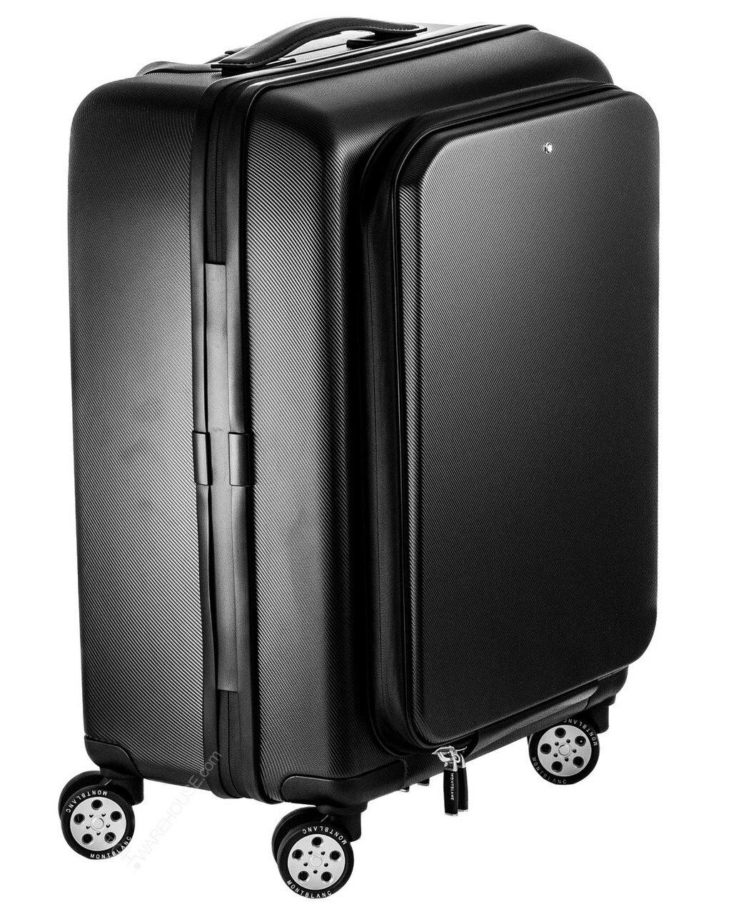 MONTBLANC Nightflight Trolley On-Board 4Wheel Black Hardshell