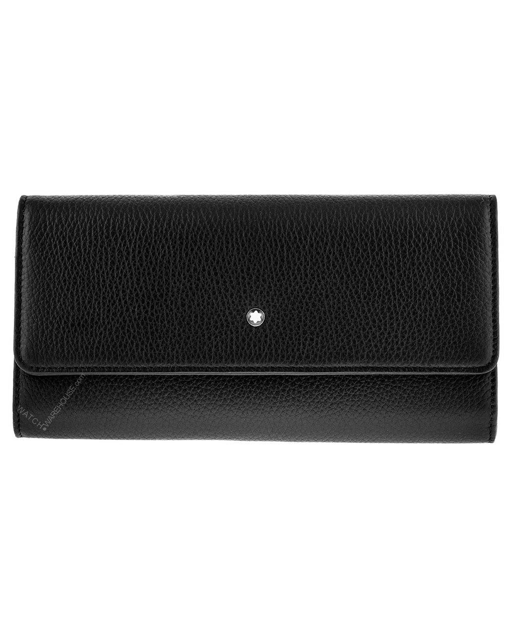 MONTBLANC Meisterstuck 10cc Long BLK Soft Grain Leather Wallet