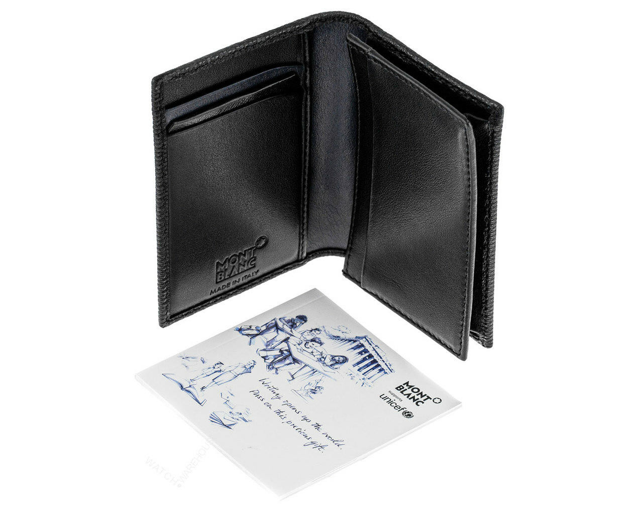 Montblanc 7167 Meisterstuck Business Card Holder Leather Wallet, Fast &  Free US Shipping