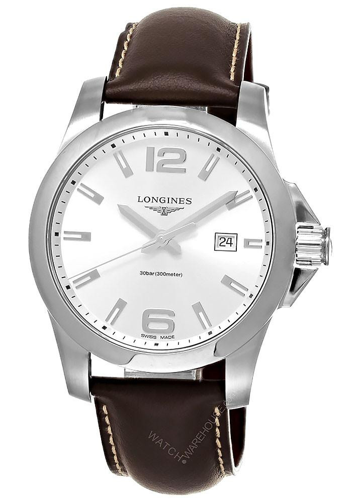LONGINES Conquest Quartz 43MM Men's Watch L3.760.4.76.5 | Fast