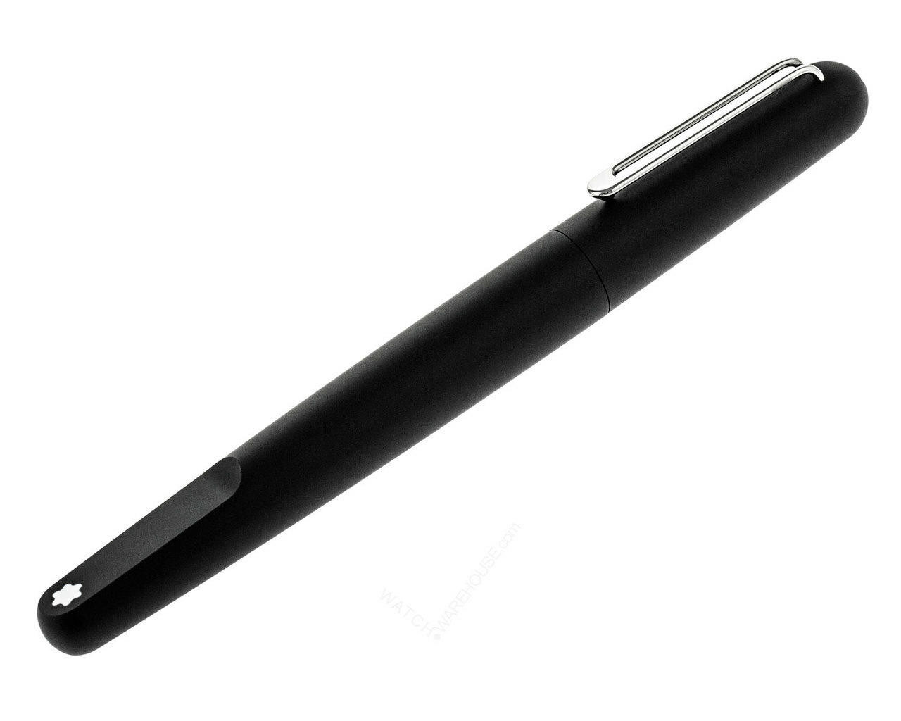 MONTBLANC M Ultra Black Sandblasted Resin M25828 Ballpoint Pen