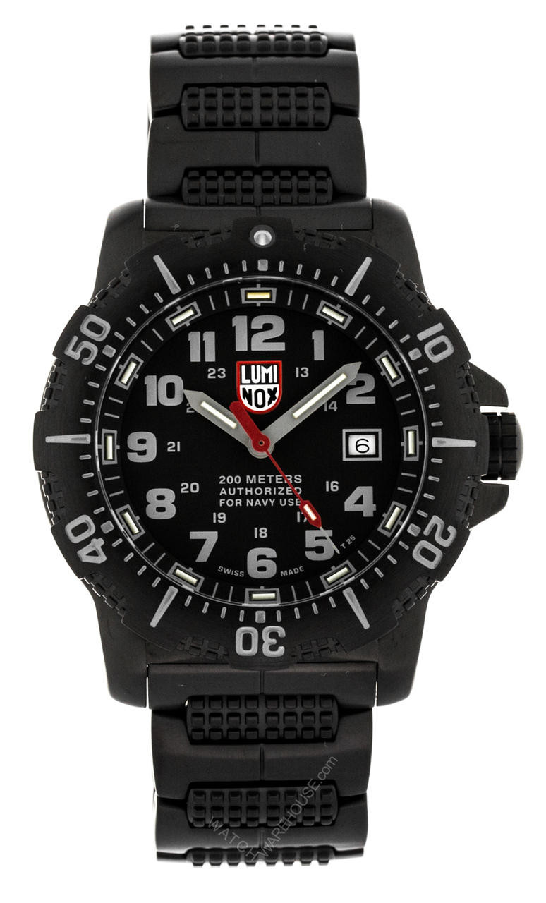 LUMINOX ANU 45MM Quartz Stainless Steel Black PVD Men's Watch XS.4222 ...