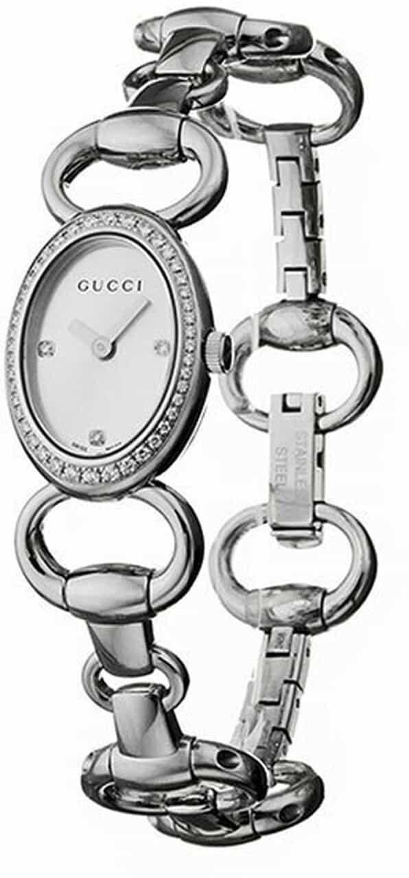 GUCCI 腕時計 レディース GUCCI 118 Torabuoni SS Silver Dial 44 Diamond Women's Watch