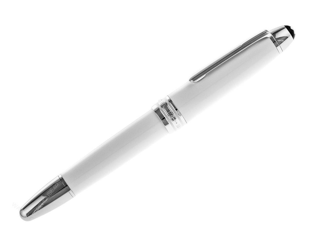 MONTBLANC Meisterstuck White Solitaire LeGrand Rollerball Pen