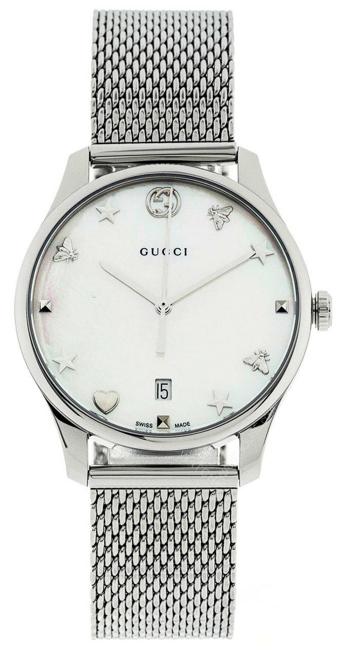 時計 GUCCI MATHER OF PEARL Gucci Watches Gucci Series 1500 Mother of Pearl Diamond