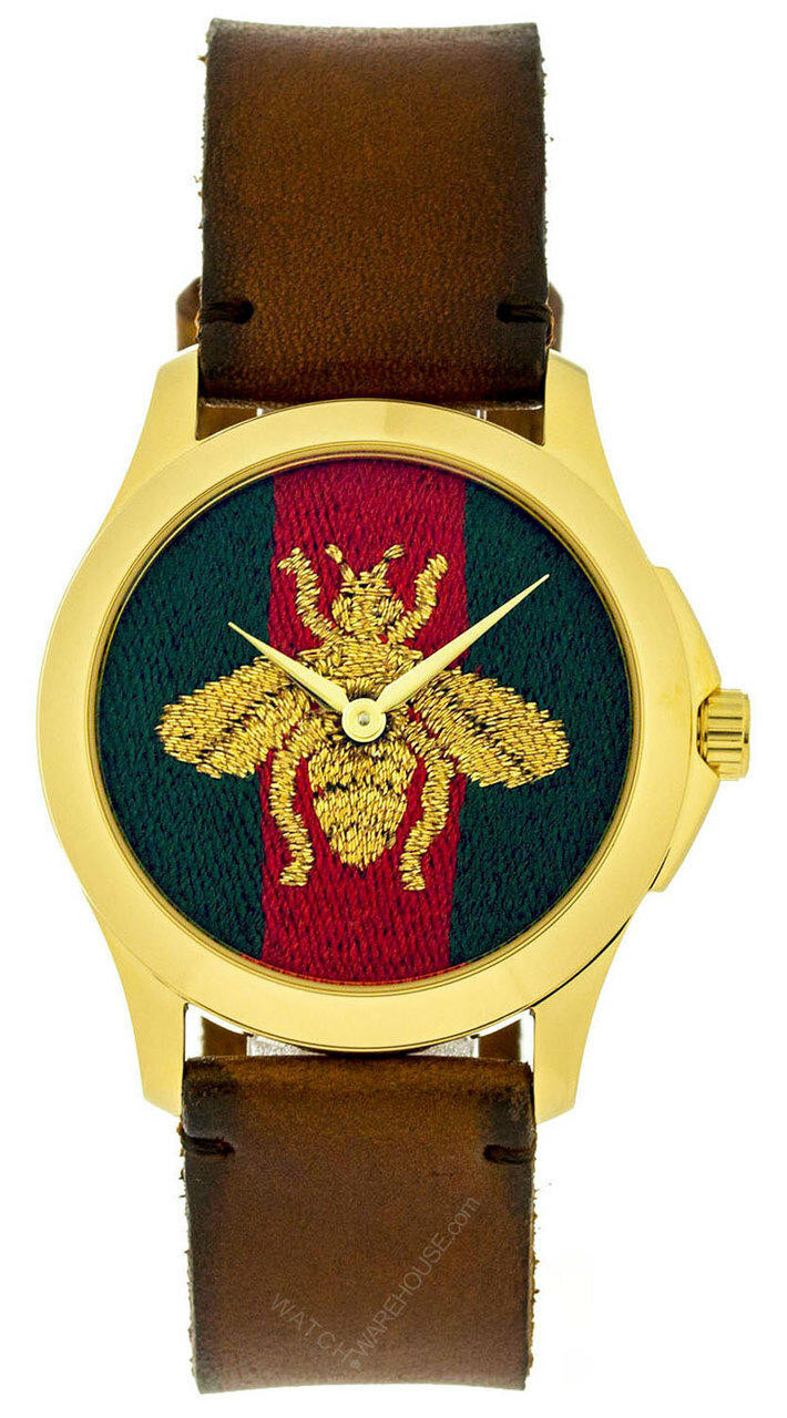 GUCCI Le Marche Des Merveilles 38MM QTZ Nylon Dial LTHR Watch