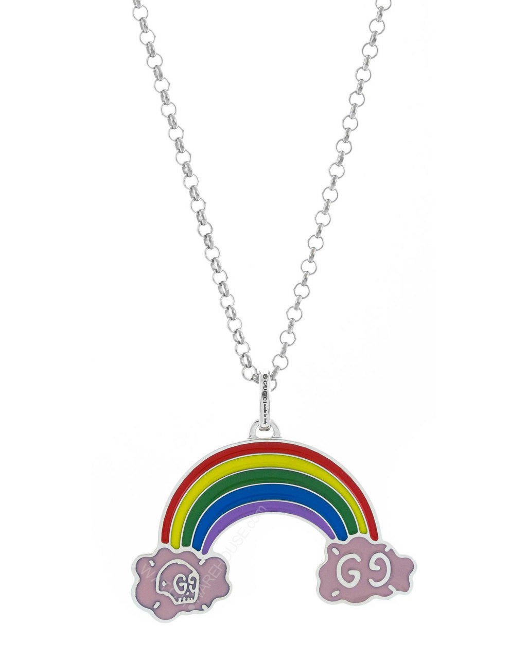 Gucci Ghost Pink Star Necklace