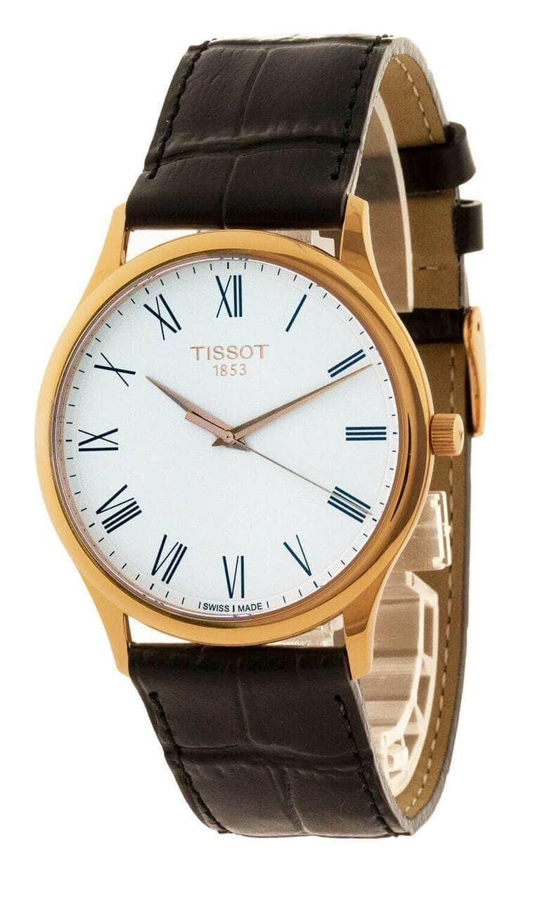 TISSOT Excellence 40MM 18K Quartz Rose GOLD Men's Watch